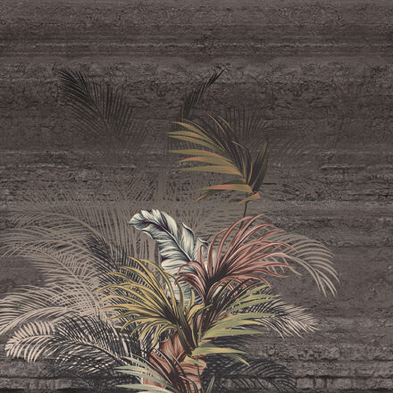 Egzotikus pálmalevél mintás poszter tapéta