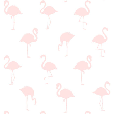 Rózsaszín flamingós gyerek tapéta