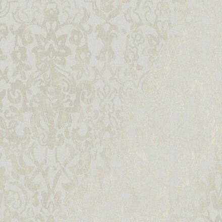 Krém – arany damaszt mintás klasszikus tapéta