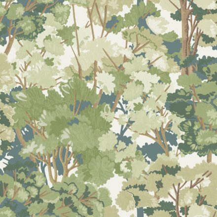 Zöld erdő mintás vlies tapéta