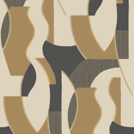 Barna - fekete absztrakt mintás design tapéta