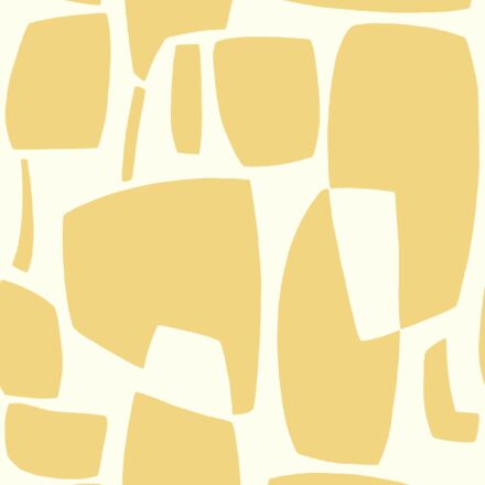Sárga absztrakt mintás Casadeco tapéta