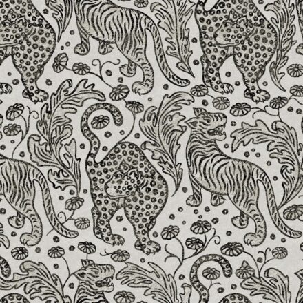 Fekete - fehér tigris mintás design tapéta