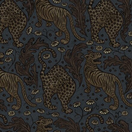 Kék tigris mintás design tapéta