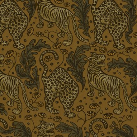 Sárga tigris mintás design tapéta